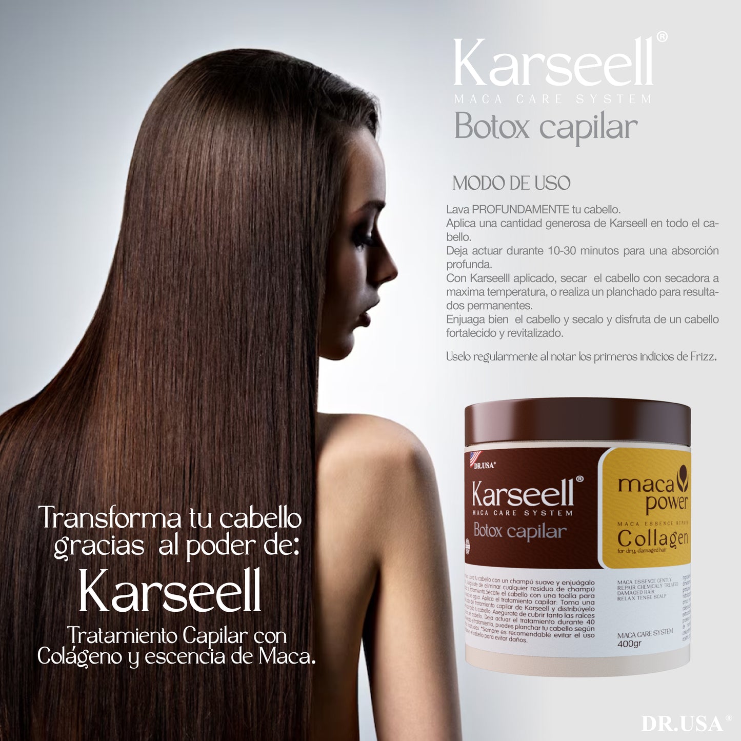 Karseell Botox Capilar: Cabello Suave, Brillante y Reparado