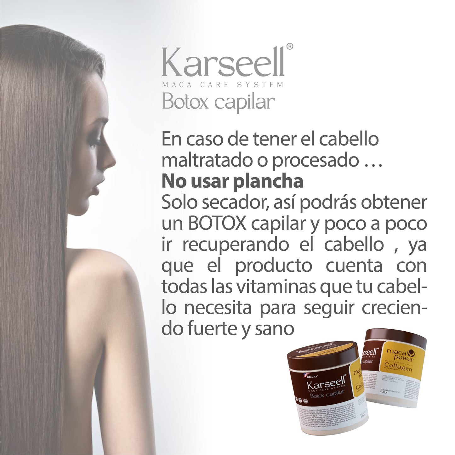 Karseell Botox Capilar: Cabello Suave, Brillante y Reparado