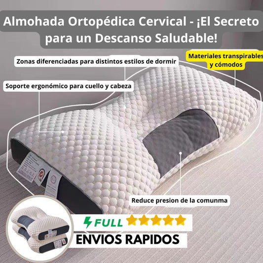 Almohada Ergonómica Anti Dolor Cervical