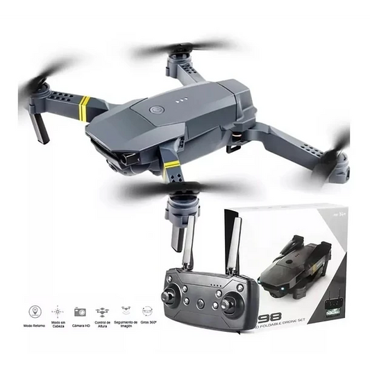 Drone 998 Pro con Cámara Dual HD y WiFi | Diseño Plegable, Ideal para Principiantes