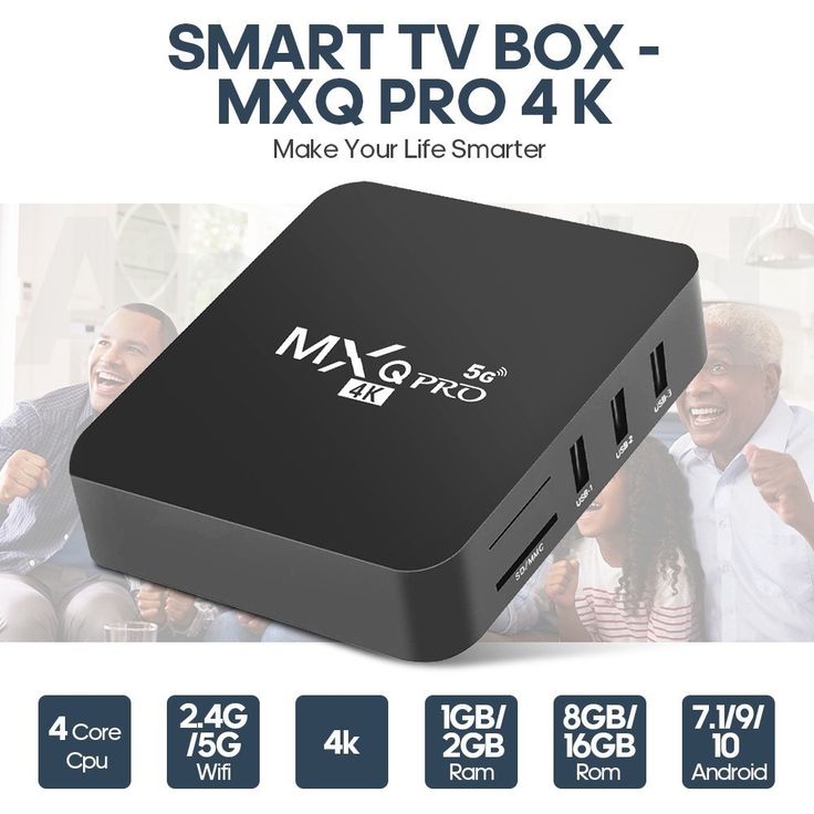 TV Box MXQ Pro 4k | 8GB + 128GB – Convierte tu TV en una Smart TV